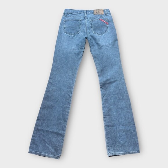 Z. Cavaricci Blue Flare Wide Leg Jeans - Picture 4 of 7